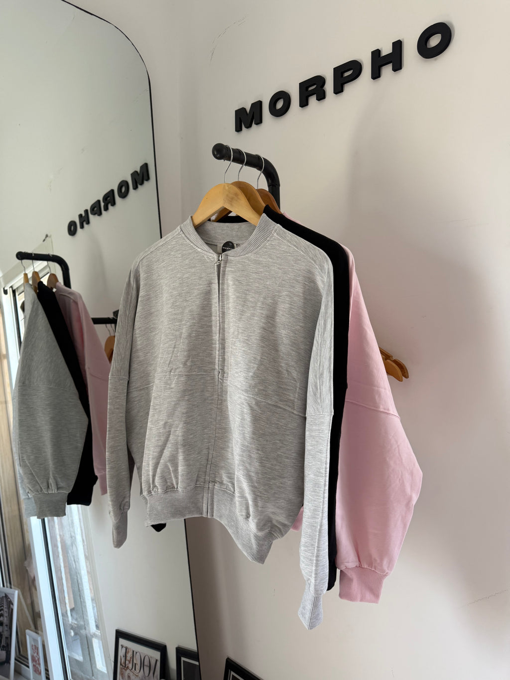 Oversized Zip Up Sweater