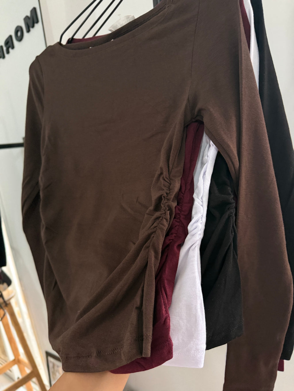 Scrunched Basic Top