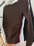 Scrunched Basic Top