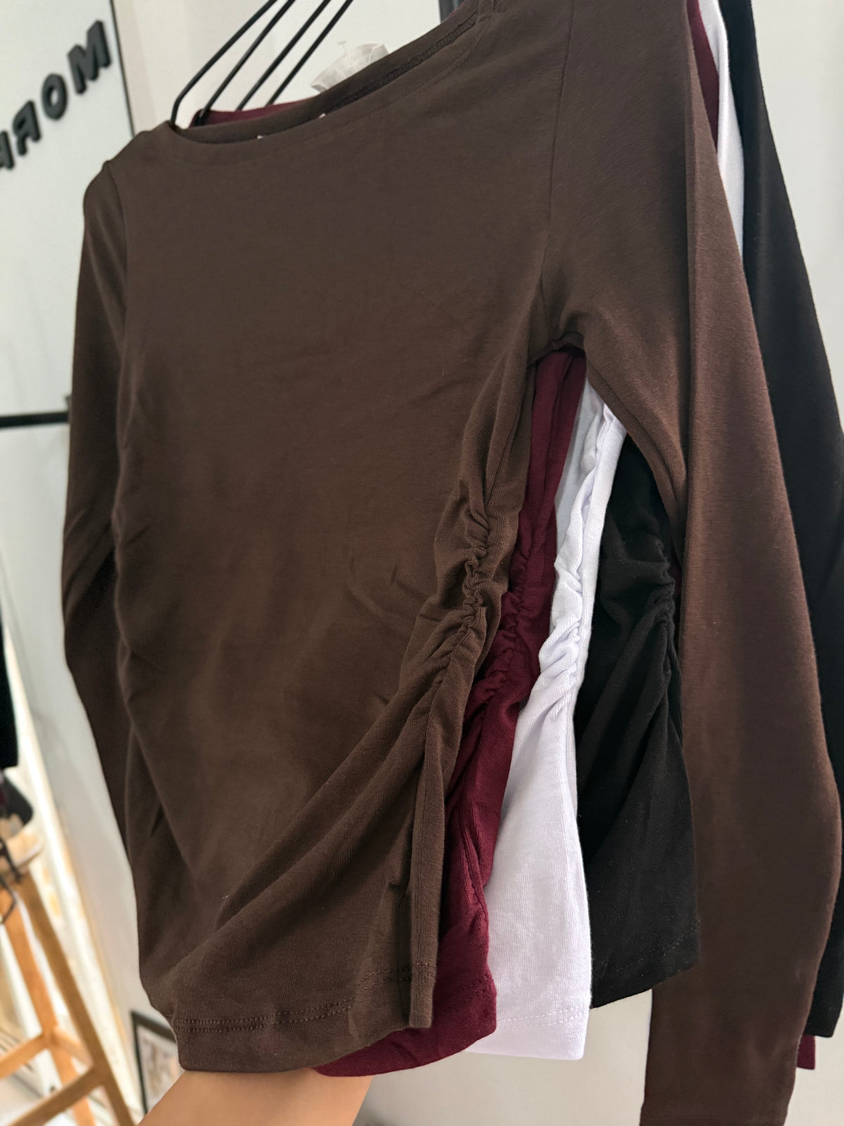 Scrunched Basic Top