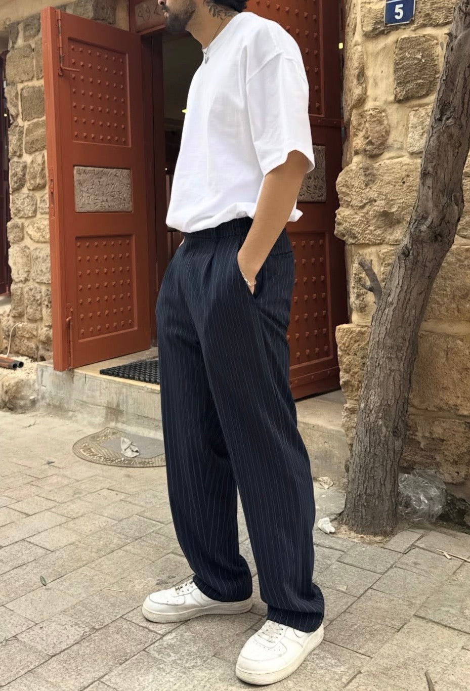 Vintage Striped Pants