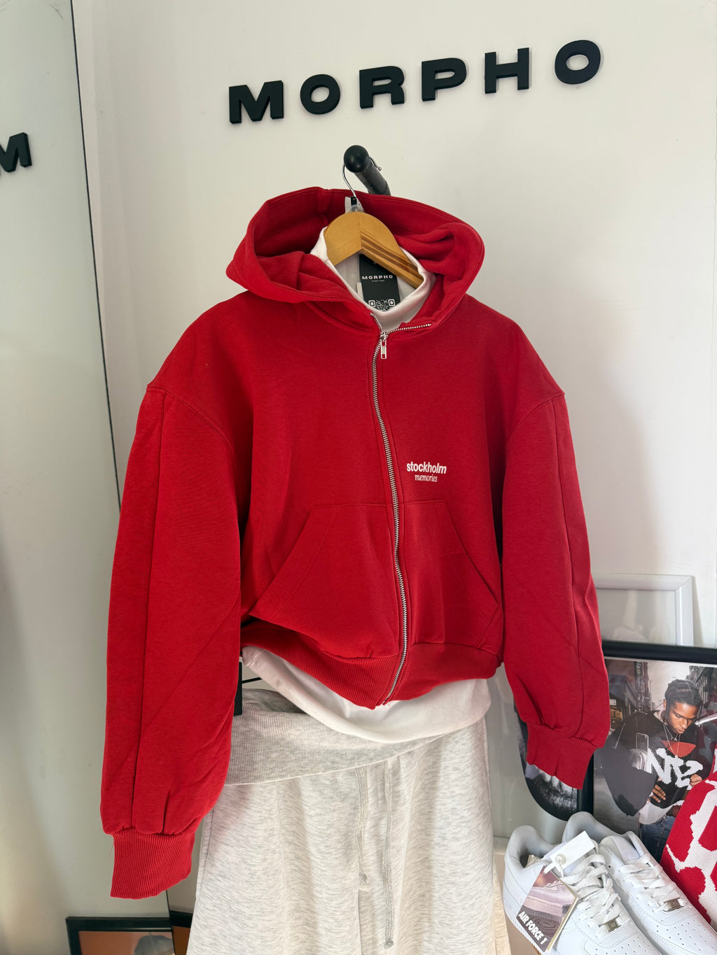 Stockholm Red Zip-Up