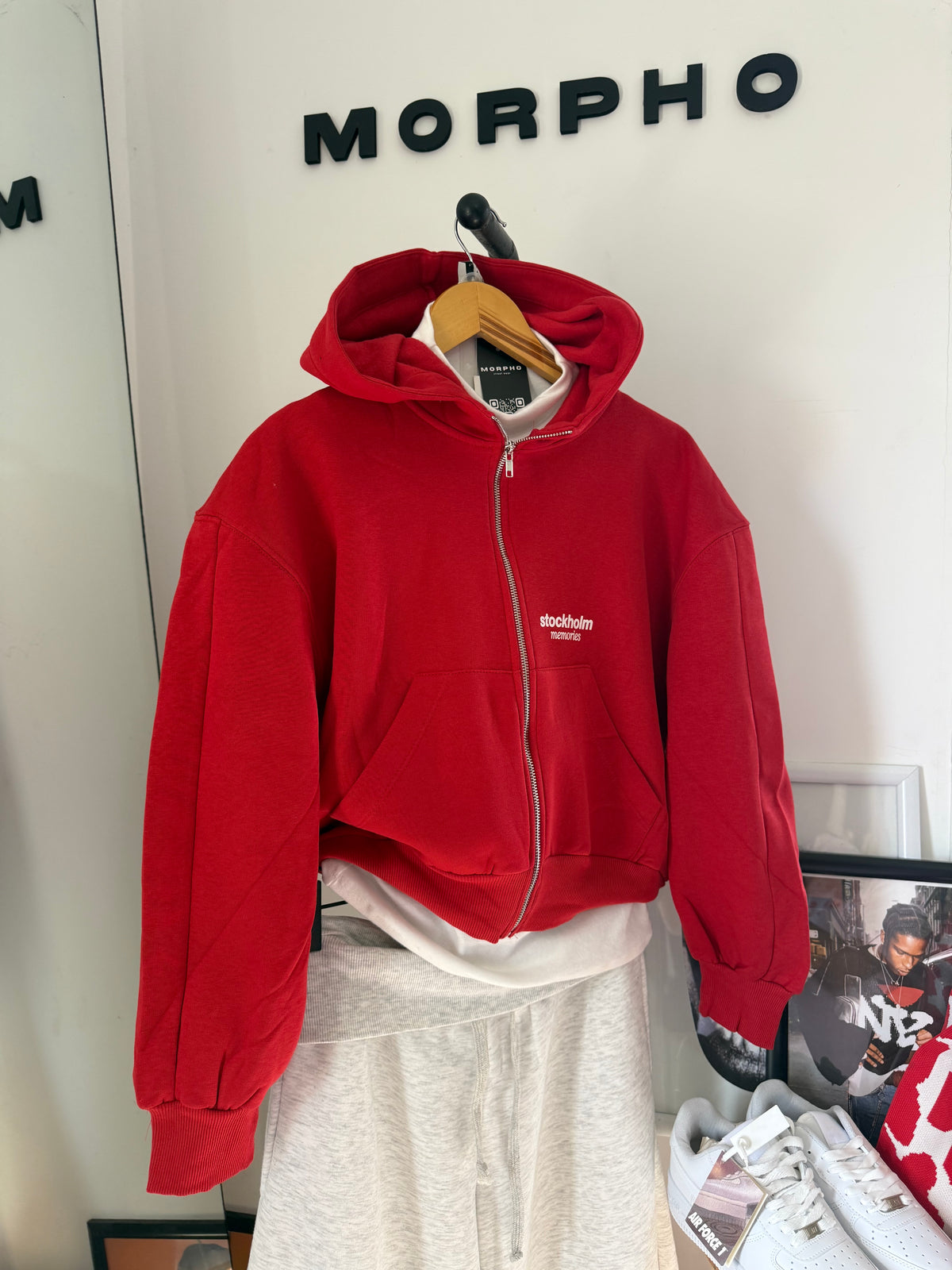 Stockholm Red Zip-Up