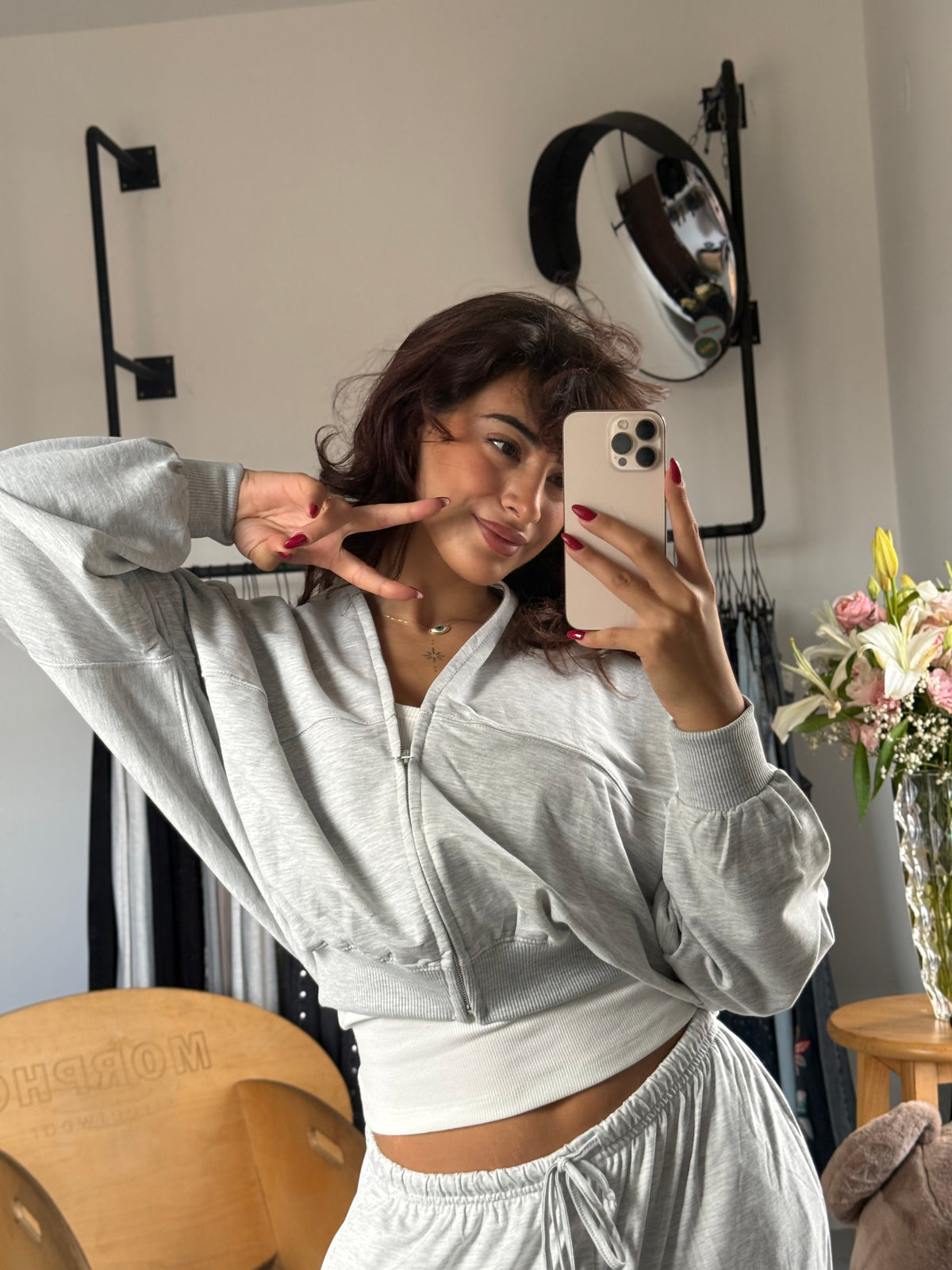 Oversized Zip Up Sweater
