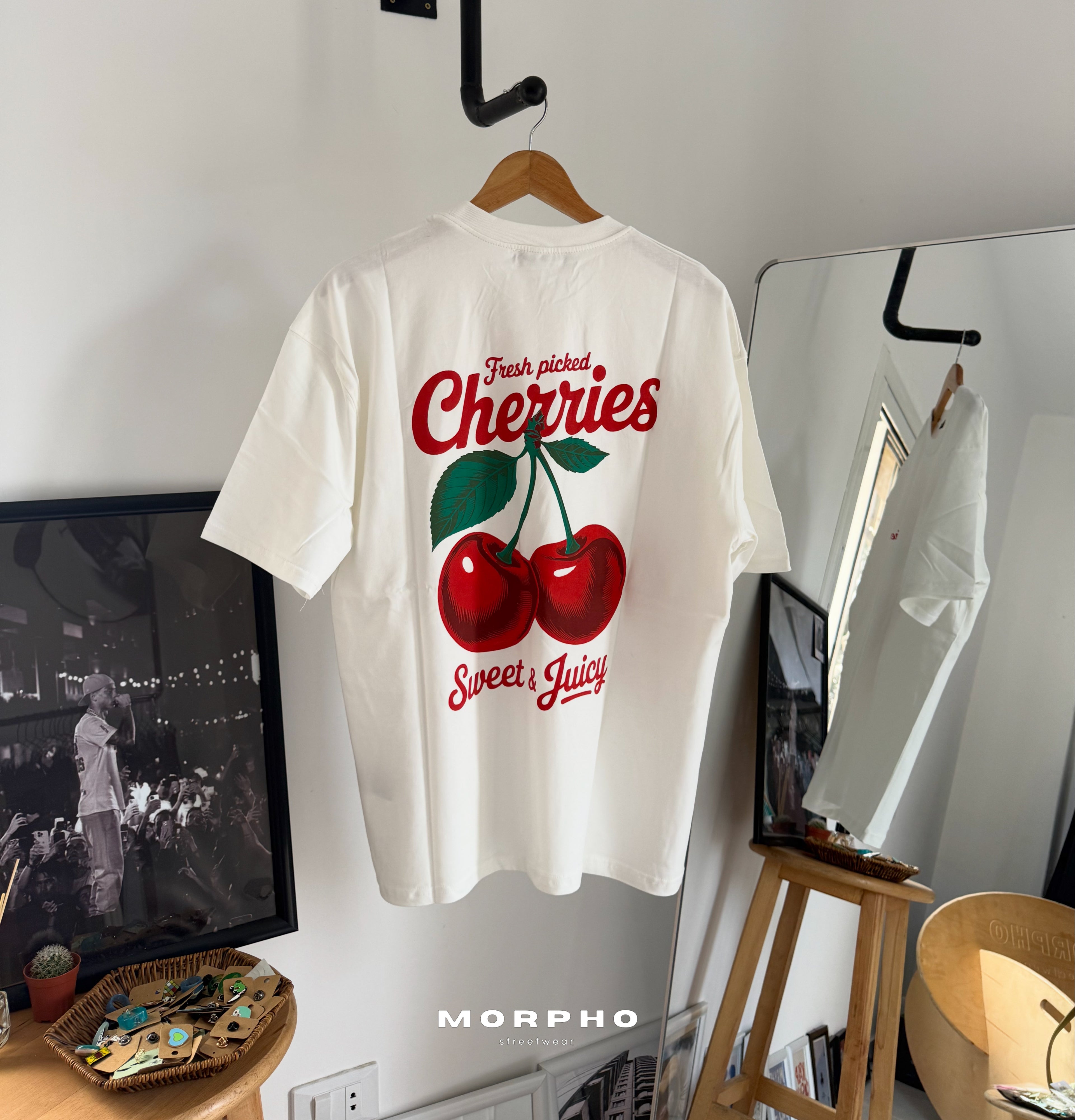 Oversized Cherry Tee