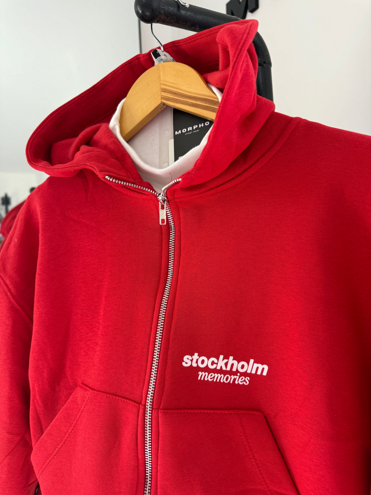 Stockholm Red Zip-Up