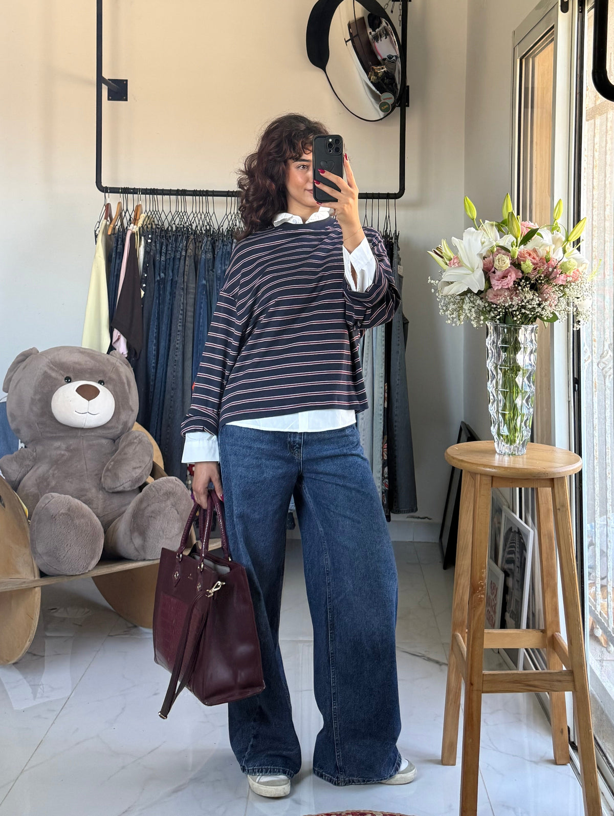 Oversized Striped Muse
