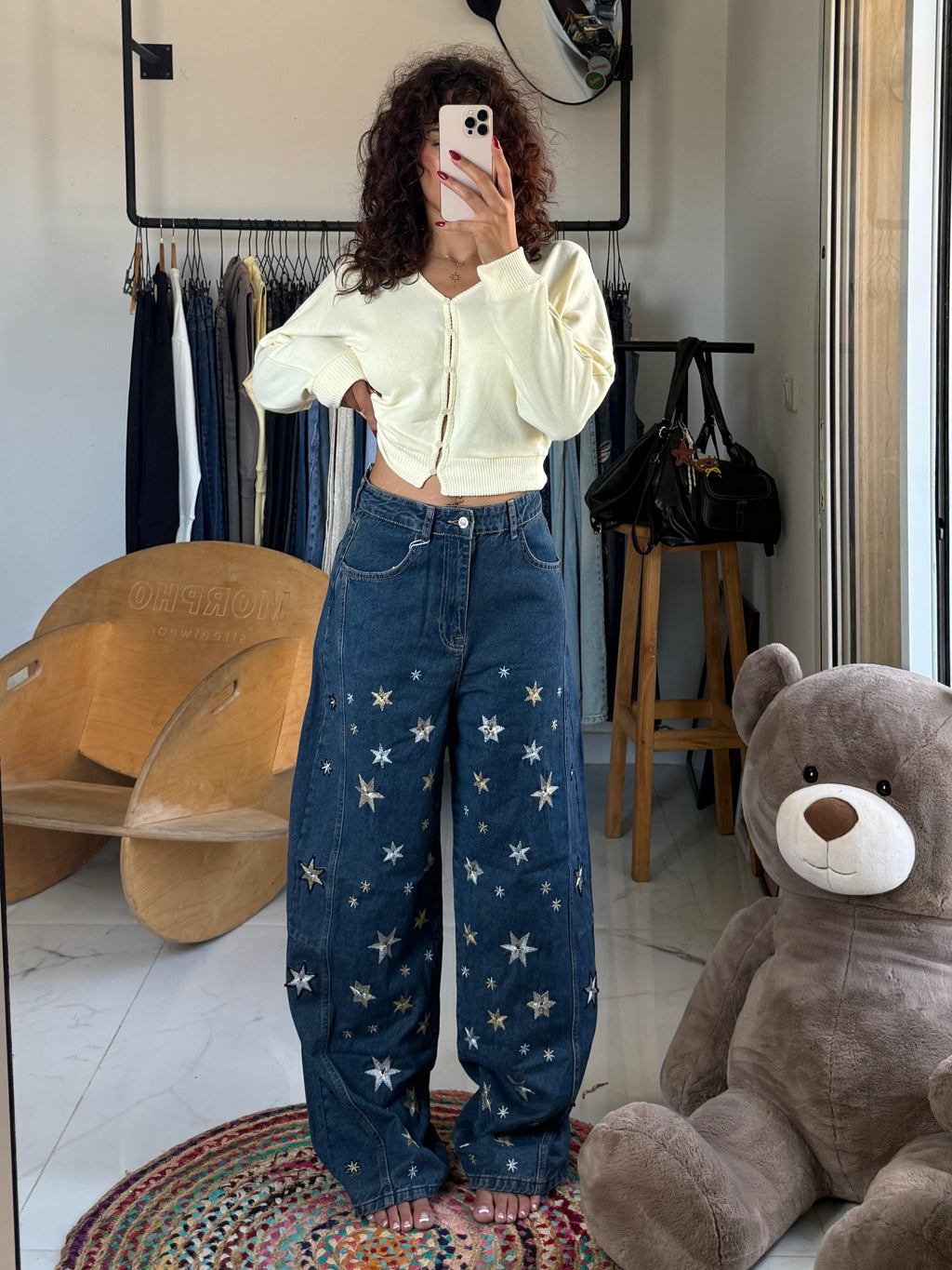 Star Dust Balloon Jeans