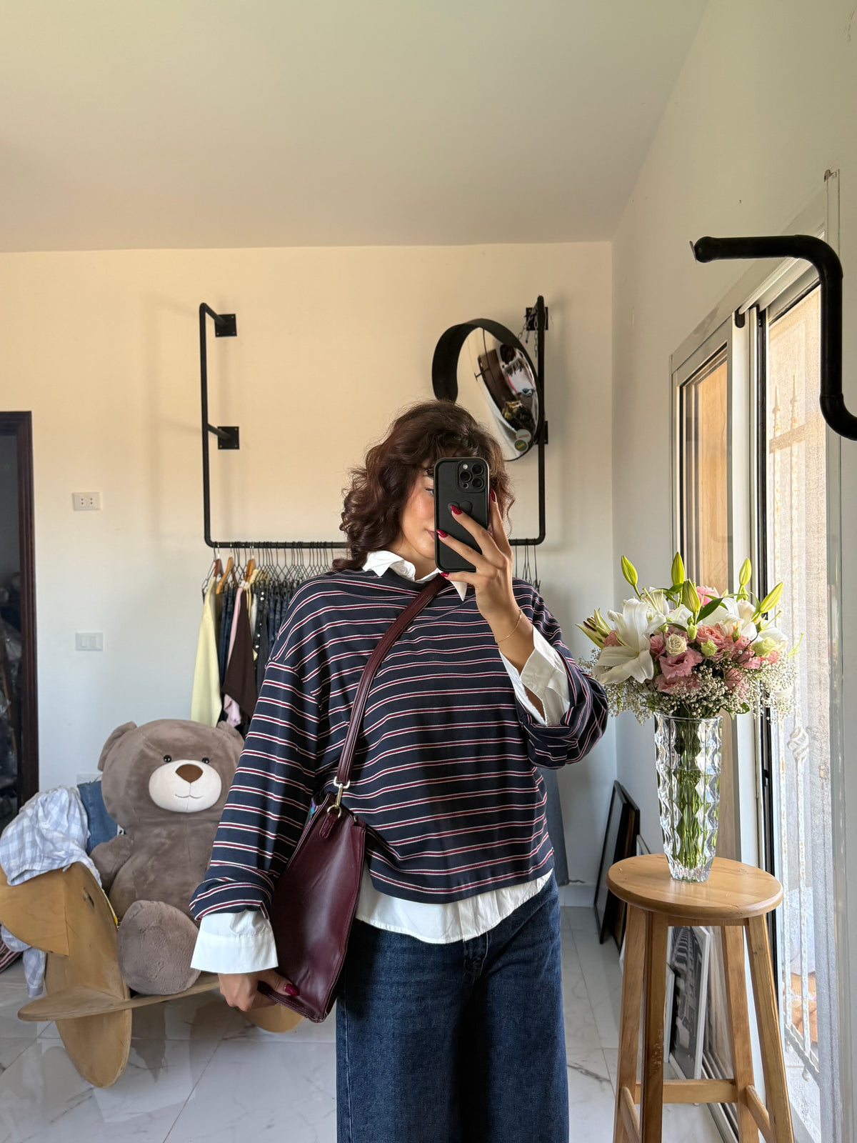 Oversized Striped Muse