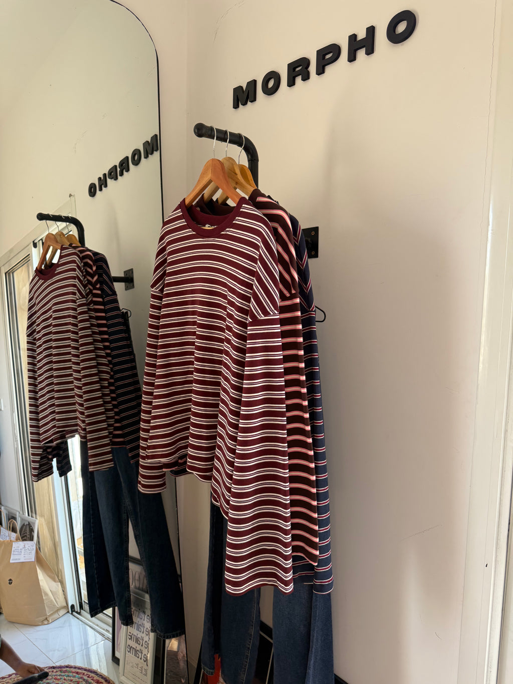Oversized Striped Muse