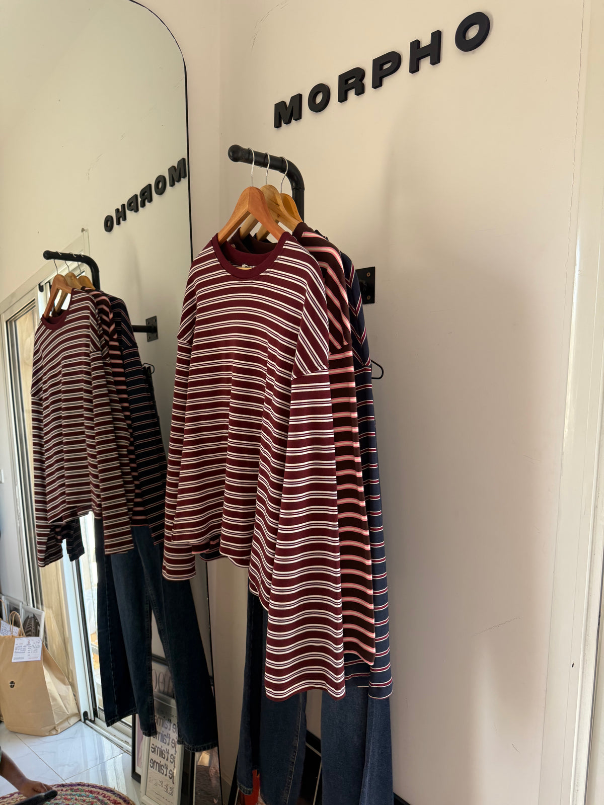 Oversized Striped Muse