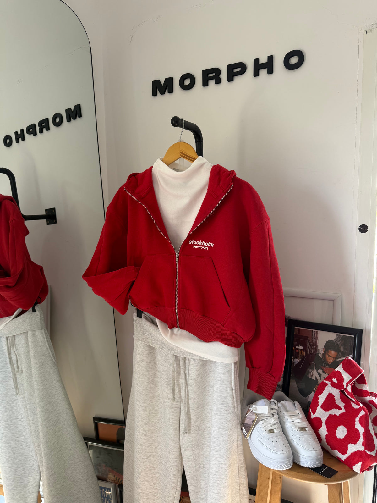 Stockholm Red Zip-Up