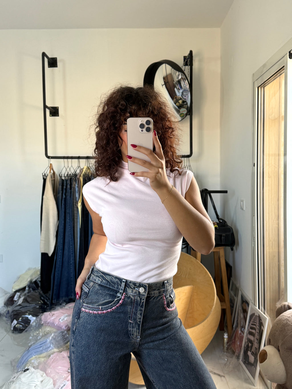 High Neck Tee