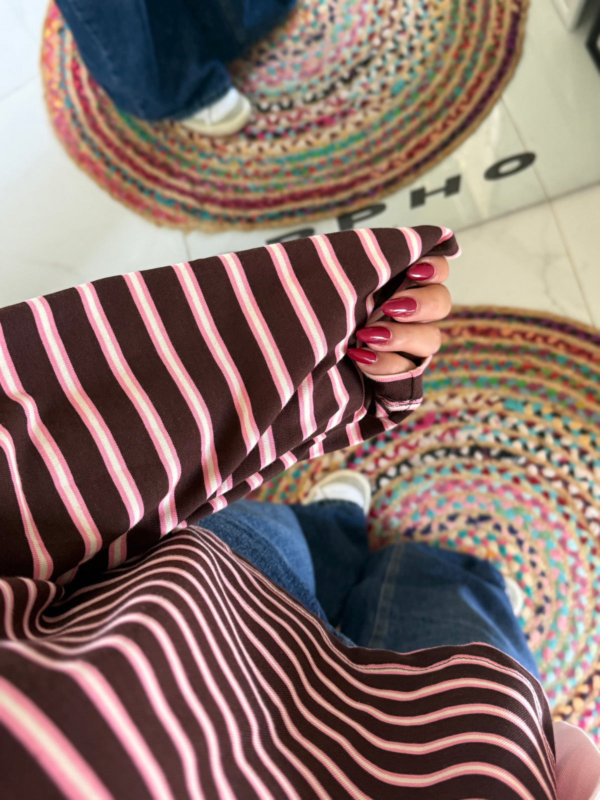 Oversized Striped Muse