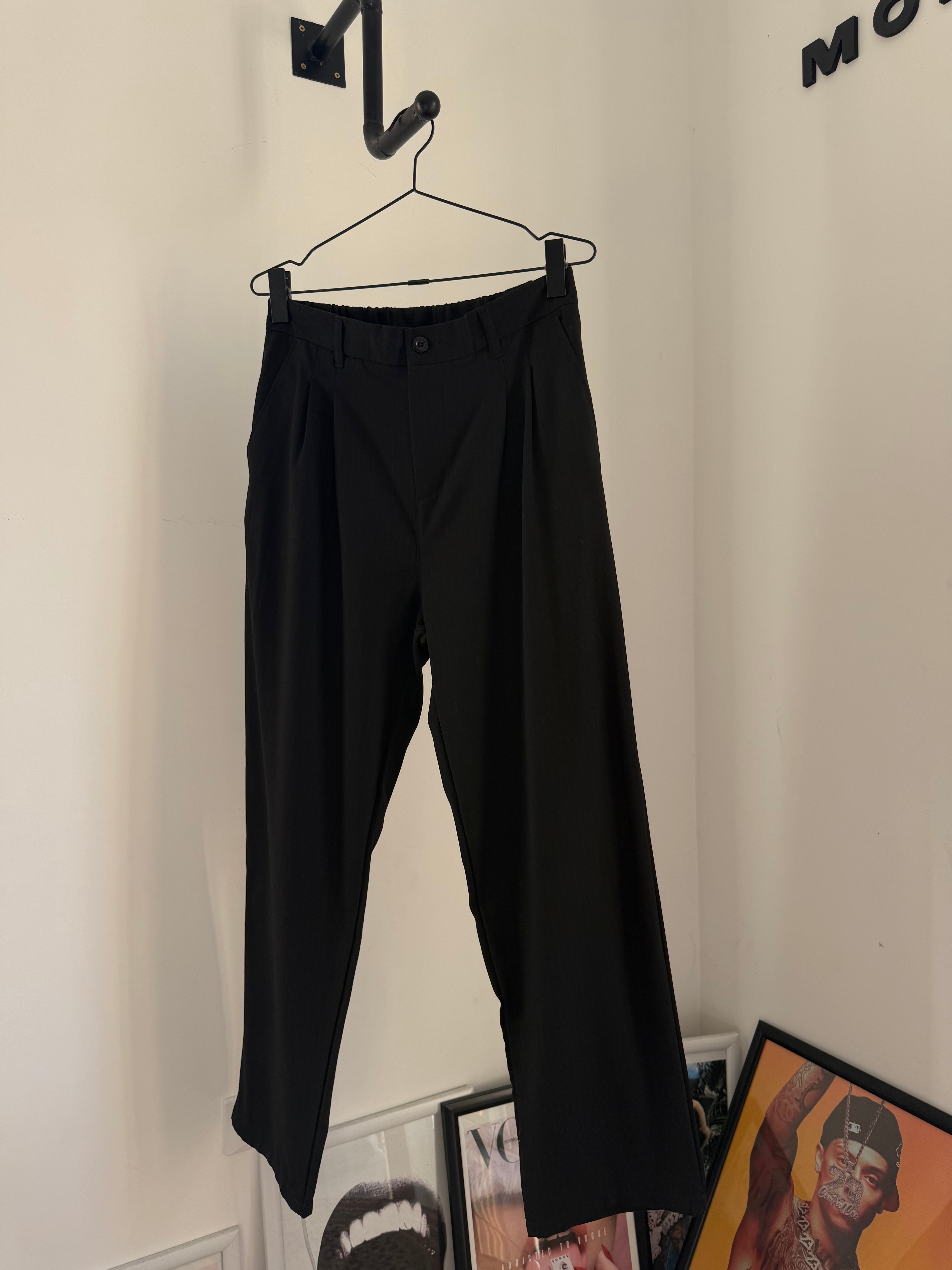 Straight Fit Trousers