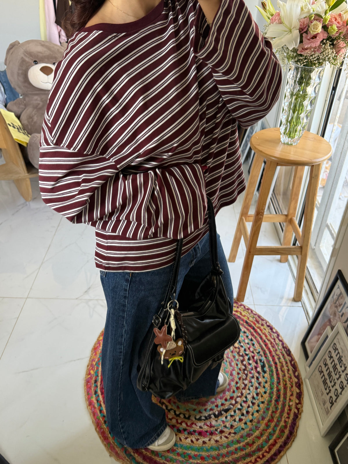 Oversized Striped Muse