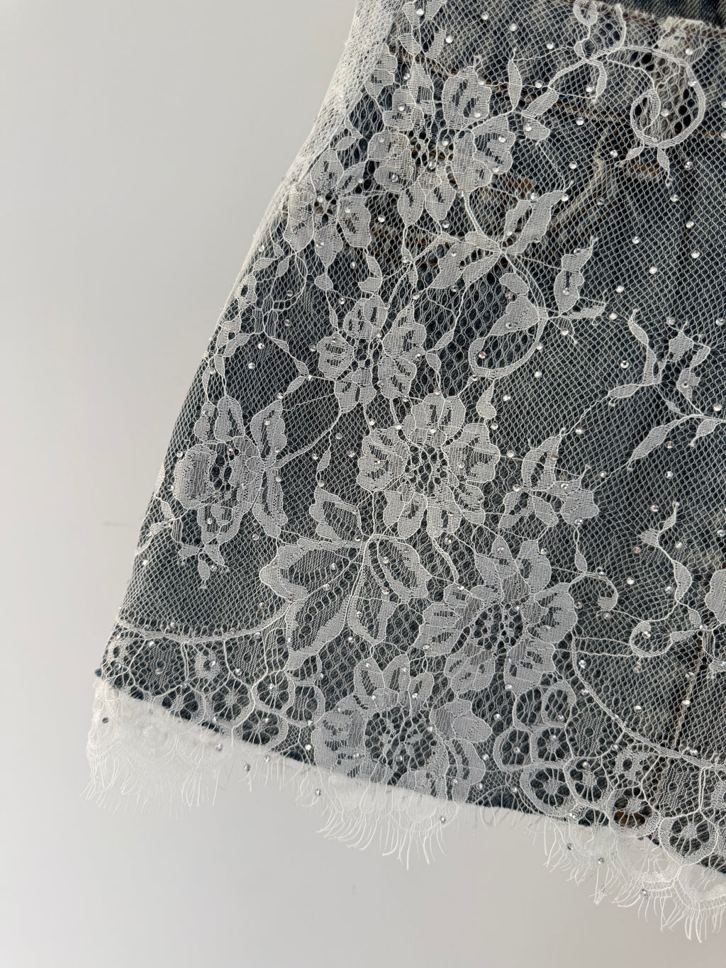 Layering Denim Tutu Skirt